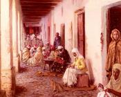 古斯塔沃 西蒙尼 : A Street In Biskra, Algeria